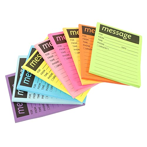 Hemobllo Teiliges Set Kompakte Selbstklebende Notizzettel Vielseitige Haftnotizen für Büro Schule und Zuhause Farbige Memo Pads Schnellen Notieren und Organisieren von Listen und von Hemobllo