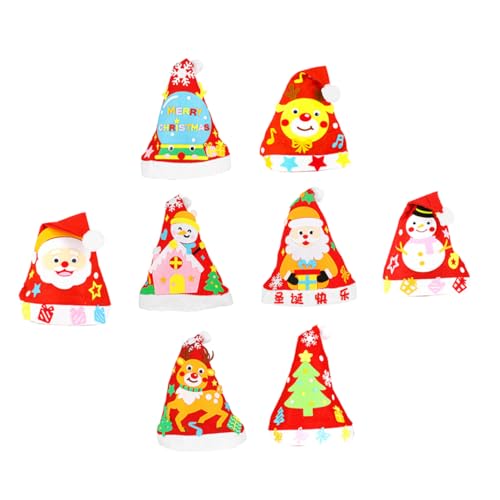 Hemobllo Teiliges Weihnachts DIY Kit für Bunten Langlebigen Vorgeschnittenen Non Woven Stoff Festliche Dekoration Bastelset für Mädchen und Weihnachtsfeier Zubehör Hemobllo Teiliges Weihnachts DIY Kit für Bunten Langlebigen Vorgeschnittenen Non Woven Stoff Festliche Dekoration Bastelset für Mädchen und Weihnachtsfeier Zubehör von Hemobllo