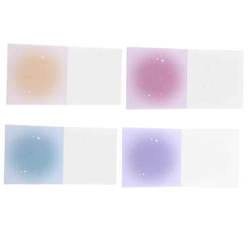 Hemobllo Thick Paper Memo Pads Portable Notizblock mit Farbverlauf Kleines Schreibpapier für Notizen Planen Kreatives Schreiben für Studenten und Büro von Hemobllo