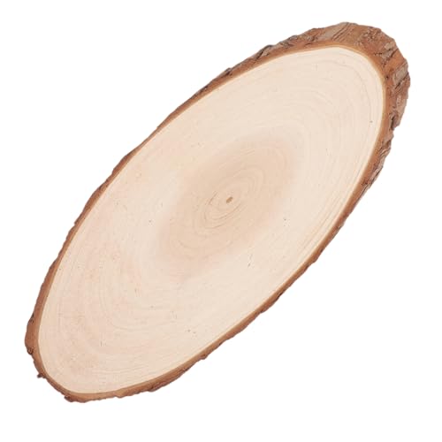 Hemobllo Türschild aus Holzspänen Dekorationen Form leer Linde zum Schnitzen runden unvollendeter Kreis Protokollscheiben für Mittelstücke Holzscheibe Zeichen Esstischdekor hölzern Kaffee von Hemobllo