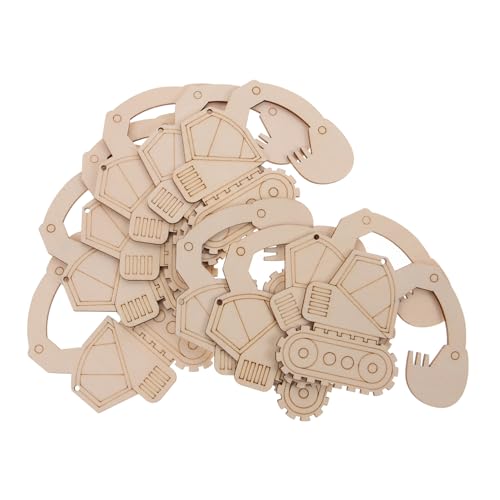 Hemobllo Unvollendete Holzscheiben Baggerform Teiliges DIY Bastelset für Hängedekoration Glatte Oberfläche Robustes Holz zum Bemalen und Schreiben Handgemachte Party und Wohnaccessoires Hemobllo Unvollendete Holzscheiben Baggerform Teiliges DIY Bastelset für Hängedekoration Glatte Oberfläche Robustes Holz zum Bemalen und Schreiben Handgemachte Party und Wohnaccessoires von Hemobllo