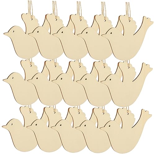 Hemobllo Unvollendete Weihnachtsanhänger aus Holz DIY Cutouts Aufhängen zum Bemalen und Dekorieren für Weihnachtsbaum Fenster und Wanddeko Hemobllo Unvollendete Weihnachtsanhänger aus Holz DIY Cutouts Aufhängen zum Bemalen und Dekorieren für Weihnachtsbaum Fenster und Wanddeko von Hemobllo