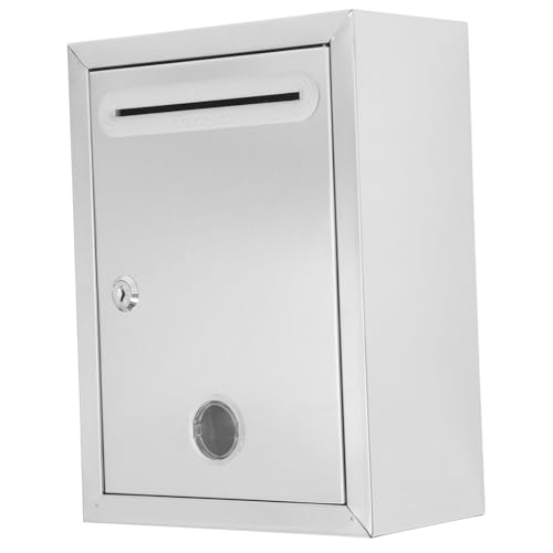 Hemobllo Verschließbare Metall Spendenbox mit Wandmontage Robuste Vorschlagsbox für Beschwerden und Spenden Einfache Installation und Vielfältige Nutzungsmöglichkeiten Hemobllo Verschließbare Metall Spendenbox mit Wandmontage Robuste Vorschlagsbox für Beschwerden und Spenden Einfache Installation und Vielfältige Nutzungsmöglichkeiten von Hemobllo