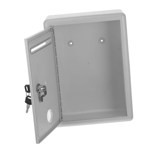 Hemobllo Wandmontierte Spendenbox mit Schloss Vorschlagskasten für Büro Sichere Feedback Box Einfache Installation Vielseitig Einsetzbar Robustes Design Hemobllo Wandmontierte Spendenbox mit Schloss Vorschlagskasten für Büro Sichere Feedback Box Einfache Installation Vielseitig Einsetzbar Robustes Design von Hemobllo
