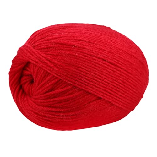 Hemobllo Weiche Merinowolle Strickgarn in Rot für Handstricken und Häkeln für Pullover Babybekleidung Decken und DIY Projekte Komfortabel und Vielseitig Einsetzbar von Hemobllo