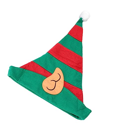 Hemobllo Weihnachtlicher Elf Partyhut Grün aus Leichtem Vliesstoff Bequem und Tragbar Festliches Cosplay Accessoire für Weihnachtsfeiern Hemobllo Weihnachtlicher Elf Partyhut Grün aus Leichtem Vliesstoff Bequem und Tragbar Festliches Cosplay Accessoire für Weihnachtsfeiern von Hemobllo