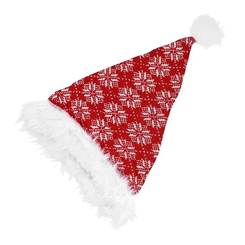 Hemobllo Weihnachtsmütze Erwachsene Plüsch Weihnachtskostüm Hüte Mit Schneeflocken Dekoration Für Party Festliche Hemobllo Weihnachtsmütze Erwachsene Plüsch Weihnachtskostüm Hüte Mit Schneeflocken Dekoration Für Party Festliche von Hemobllo