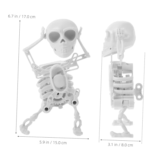 Hemobllo Wind Up Tanzendes Skelett Leichtes Gedrucktes Halloween Deko Lustiges Aufziehspielzeug Für Halloween Party Tischdekoration Hemobllo Wind Up Tanzendes Skelett Leichtes Gedrucktes Halloween Deko Lustiges Aufziehspielzeug Für Halloween Party Tischdekoration von Hemobllo