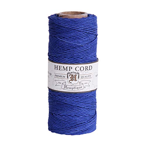 Hemp Cord Spool 20# 205'/Pkg-Blue Hemp Cord Spool 20# 205'/Pkg-Blue von Hemptique