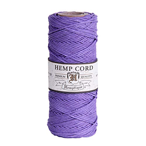 Hemp Cord Spool 20# 205'/Pkg-Lavender von Hemptique