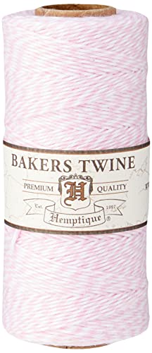 Hemptique Baumwolle Baker 's Twine Spule 2 lagig 410 '-Light Pink, andere, Mehrfarbig von Hemptique