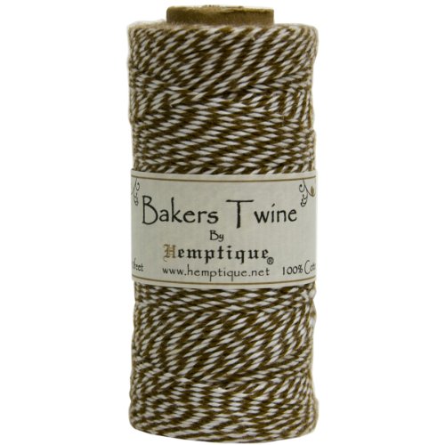 Hemptique Cotton Baker's Twine Spool 2-Ply 410'-Light Brown, Other, Multicoloured, 5.81 x 5.81 x 11.52 cm Hemptique Cotton Baker's Twine Spool 2-Ply 410'-Light Brown, Other, Multicoloured, 5.81 x 5.81 x 11.52 cm von Hemptique