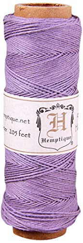 Hemptique Hanfschnur Spule, 4,5 kg, Lavendel von Hemptique