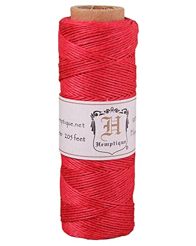 Hemptique Hemp Cord Spool, 10 lb., Red Hemptique Hemp Cord Spool, 10 lb., Red von Hemptique