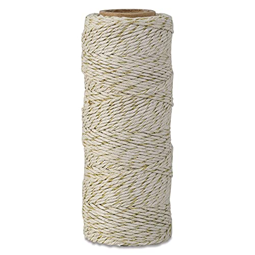 Hemptique Hemp Metallic Cord Spool 20lb 205'-Metallic Natural Gold Hemptique Hemp Metallic Cord Spool 20lb 205'-Metallic Natural Gold von Hemptique