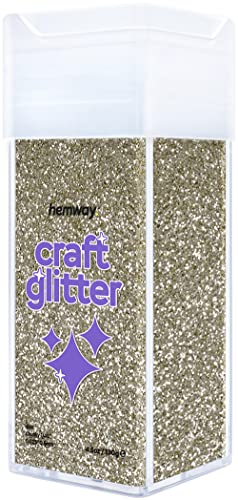 Glitzer für Bastelarbeiten Shaker Champagner Gold Kunstharz Trinkgläser Karten Weihnachten Schmuck Kerzen grob Nägel Gesicht Kosmetik 130g Glitzer für Bastelarbeiten Shaker Champagner Gold Kunstharz Trinkgläser Karten Weihnachten Schmuck Kerzen grob Nägel Gesicht Kosmetik 130g von Hemway