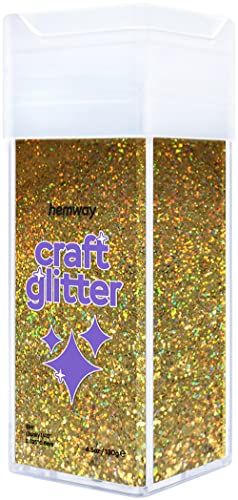 Glitzer für Bastelarbeiten Shaker Gold holografisches Kunstharz Trinkgläser Karten Weihnachtsschmuck Kerzen grob Nägel Gesicht Kosmetik 130g/4,6 oz Glitzer für Bastelarbeiten Shaker Gold holografisches Kunstharz Trinkgläser Karten Weihnachtsschmuck Kerzen grob Nägel Gesicht Kosmetik 130g/4,6 oz von Hemway