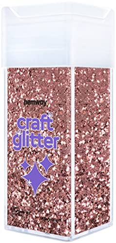 Glitzer für Bastelarbeiten Shaker Roségold Kunstharz Trinkgläser Karten Weihnachten Schmuck Kerzen extra klobig Nägel Gesicht Kosmetik 130g Glitzer für Bastelarbeiten Shaker Roségold Kunstharz Trinkgläser Karten Weihnachten Schmuck Kerzen extra klobig Nägel Gesicht Kosmetik 130g von Hemway