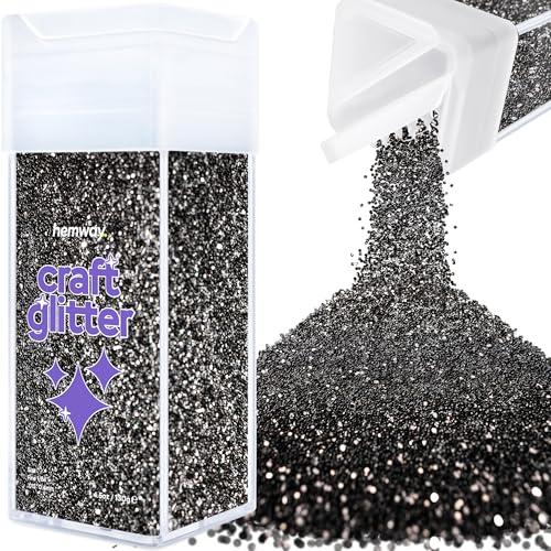 Glitzer für Bastelarbeiten Shaker schwarzes Kunstharz Trinkgläser Karten Weihnachtsschmuck Kerzen fein Nägel Gesicht Kosmetik 130g/4,6 oz Glitzer für Bastelarbeiten Shaker schwarzes Kunstharz Trinkgläser Karten Weihnachtsschmuck Kerzen fein Nägel Gesicht Kosmetik 130g/4,6 oz von Hemway