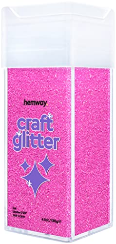 Glitzer für Bastelstreuer Babyrosa schillerndes Kunstharz Trinkgläser Karten Weihnachten Schmuck Kerzen ultrafein Nägel Gesicht Kosmetik 130g / 4,6 oz von Hemway