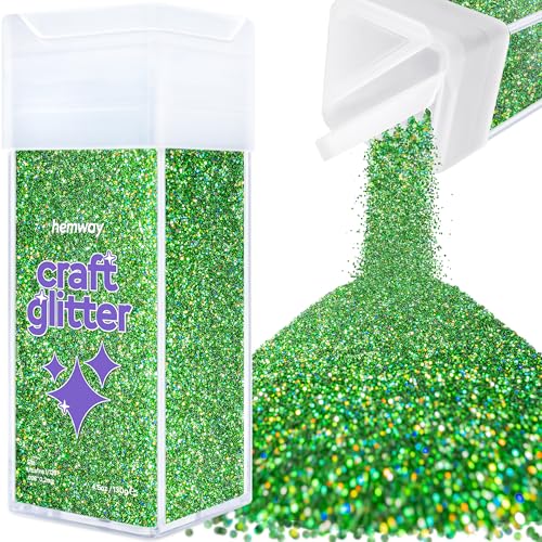 Glitzer für Bastelstreuer Smaragdgrün holografisches Kunstharz Trinkgläser Karten Weihnachten Schmuck Kerzen ultrafein Nägel Gesicht Kosmetik 130g / 4,6 oz Glitzer für Bastelstreuer Smaragdgrün holografisches Kunstharz Trinkgläser Karten Weihnachten Schmuck Kerzen ultrafein Nägel Gesicht Kosmetik 130g / 4,6 oz von Hemway