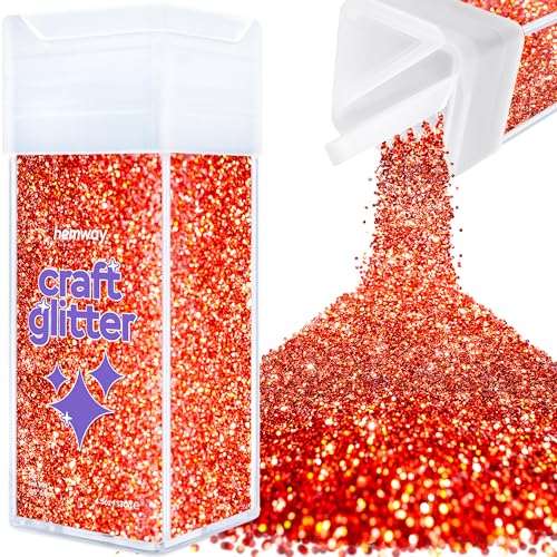 Glitzer für Bastelstreuer rotes holografisches Kunstharz Trinkgläser Karten Weihnachtsschmuck Kerzen fein Nägel Gesicht Kosmetik 130g/4,6 oz Glitzer für Bastelstreuer rotes holografisches Kunstharz Trinkgläser Karten Weihnachtsschmuck Kerzen fein Nägel Gesicht Kosmetik 130g/4,6 oz von Hemway