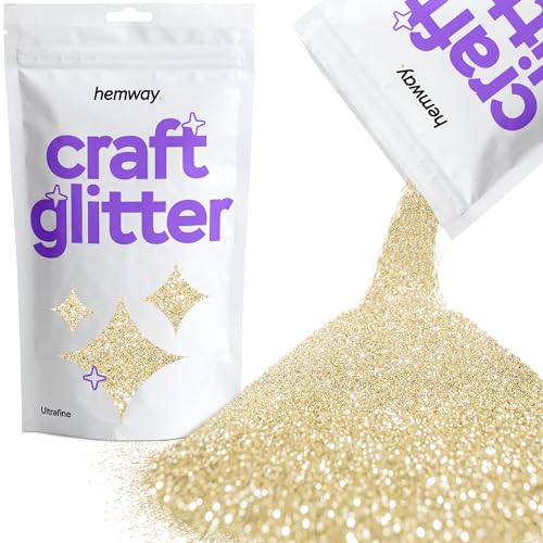 Hemway Champagne Craft Glitter 100g 3,5 Unzen Ultrafein/Extra Fine 1/128" 0,008" 0.2MM für Kunsthandwerk Tumblers Papier Glasdekorationen Verschönern Hemway Champagne Craft Glitter 100g 3,5 Unzen Ultrafein/Extra Fine 1/128" 0,008" 0.2MM für Kunsthandwerk Tumblers Papier Glasdekorationen Verschönern von Hemway