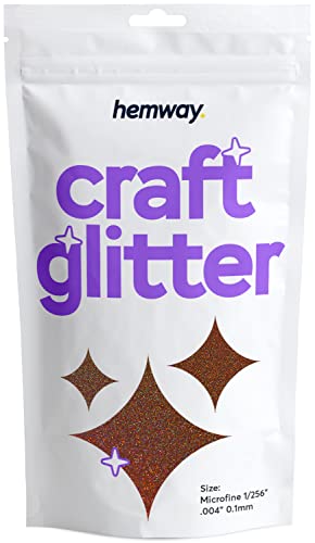 Hemway Holografischer Bastel-Glitzer, mikrofein, 0,1 mm, für Kunsthandwerk, Becher, Papier, Glas, Dekorationen, DIY-Projekte, 100 g Hemway Holografischer Bastel-Glitzer, mikrofein, 0,1 mm, für Kunsthandwerk, Becher, Papier, Glas, Dekorationen, DIY-Projekte, 100 g von Hemway