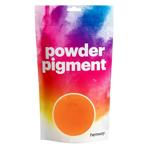 Hemway | GLOW Rosa/orange Puder-Pigment-Schein-Dye Metallic Pigments für Epoxidharz-Polyurethan-Lack - 100g von Hemway