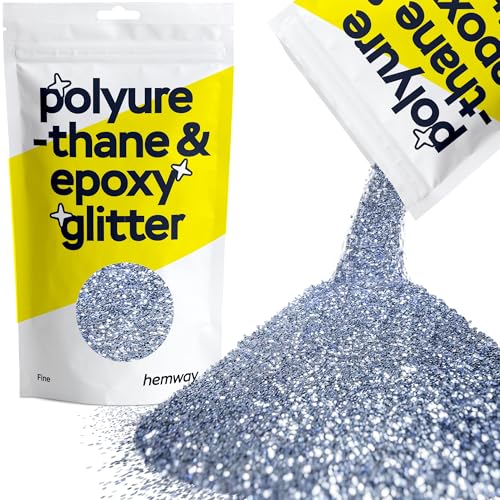 Hemway | Polyurethan und Epoxidharz Glitter - FINE - 1/64" 0,015" 0.4mm - Azure / 100 g von Hemway