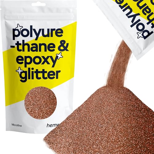 Hemway | Polyurethan und Epoxidharz Glitter - MICROFINE- - 1/256" 0,004" 0,1mm - Bronze / 100 g von Hemway
