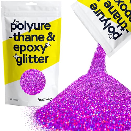 Hemway | Polyurethan und Epoxidharz Glitter - MICROFINE- - 1/256" 0,004" 0,1mm - Purple Holographic / 100 g von Hemway