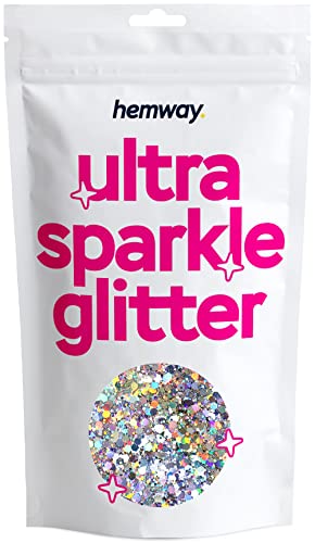 Hemway | Ultra Sparkle Mixed Festival Glitter - 100g / Silber Holographic Mix Hemway | Ultra Sparkle Mixed Festival Glitter - 100g / Silber Holographic Mix von Hemway