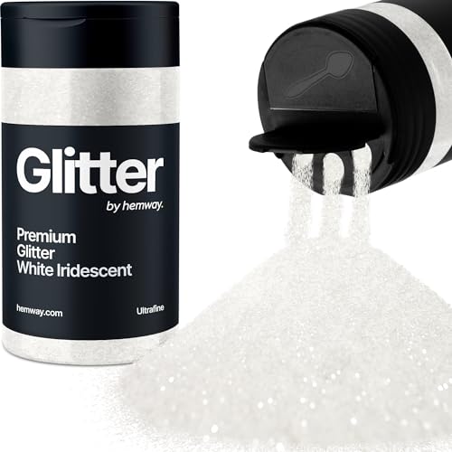 Hemway Weiß Irisierend Glitzer Ultrafine 130g/4.6oz Pulver Metallisches Harz Handwerk Glitzer Flocke Pailletten für Epoxid Becher, Haare Gesicht Körper Auge Nagelkunst Fest Hemway Weiß Irisierend Glitzer Ultrafine 130g/4.6oz Pulver Metallisches Harz Handwerk Glitzer Flocke Pailletten für Epoxid Becher, Haare Gesicht Körper Auge Nagelkunst Fest von Hemway