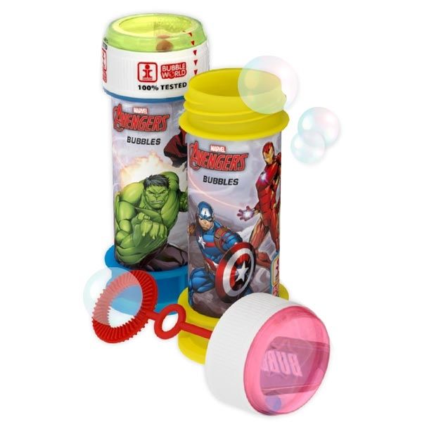 Avengers Seifenblasen mit Geduldspiel, 60ml, 1 Stk Avengers Seifenblasen mit Geduldspiel, 60ml, 1 Stk von Henbrandt Ltd