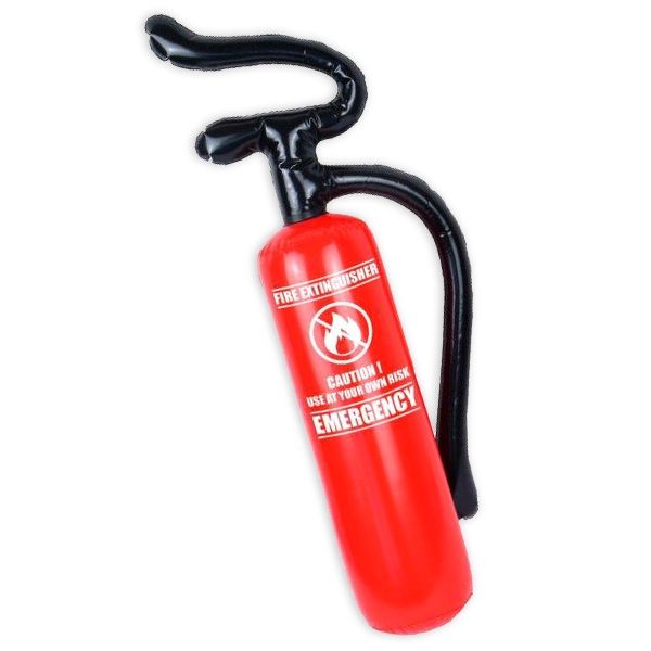Feuerlöscher - aufblasbare Partydeko von Henbrandt Ltd