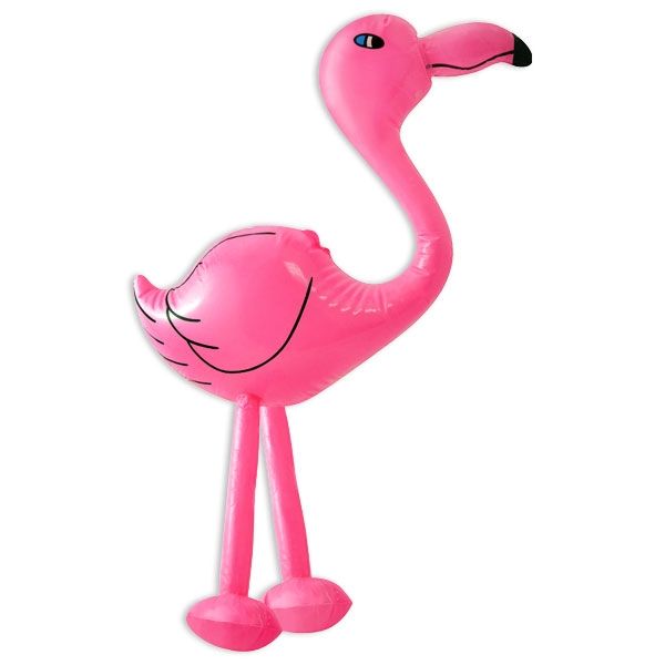 Flamingo- aufblasbare Partydeko, Wassertier von Henbrandt Ltd
