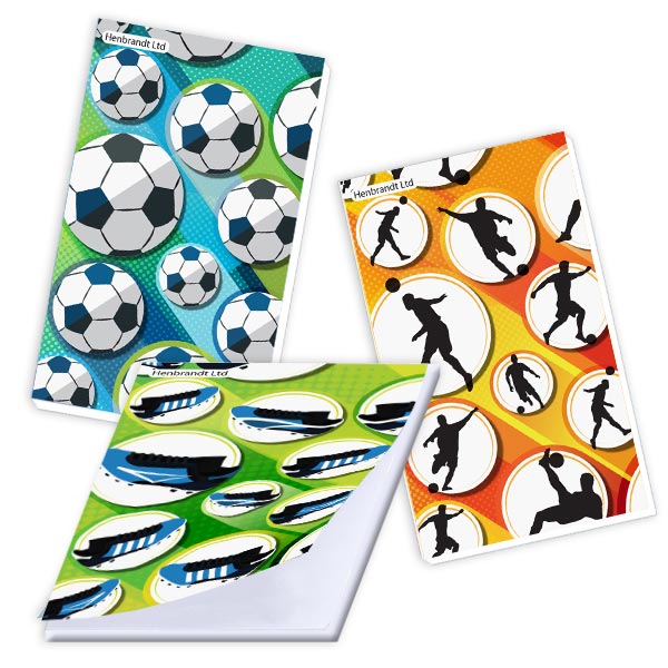 Fußball Mitgebsel zum Kindergeburtstag Notizblock, 1 Stk Fußball Mitgebsel zum Kindergeburtstag Notizblock, 1 Stk von Henbrandt Ltd