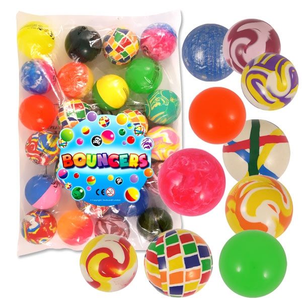 Großpack Flummis XL, Ø 6cm, Bunt gemischte Springbälle Großpack Flummis XL, Ø 6cm, Bunt gemischte Springbälle von Henbrandt Ltd