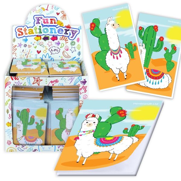 Lama Notizblock, Großpack, 9,5cm, 168 witzige Notizbücher mit 20 Seiten Lama Notizblock, Großpack, 9,5cm, 168 witzige Notizbücher mit 20 Seiten von Henbrandt Ltd