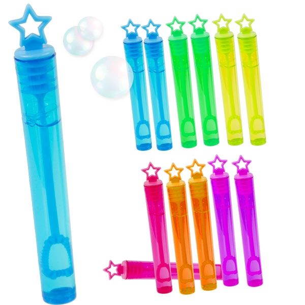 Seifenblasen "Regenbogen Sterne", 12er Pck, je 4ml Seifenblasen "Regenbogen Sterne", 12er Pck, je 4ml von Henbrandt Ltd