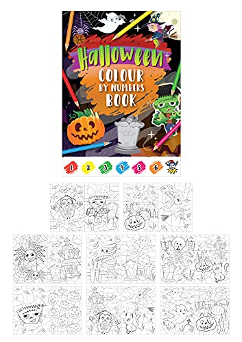 HENBRANDT 12 x Mini Halloween Malen nach Zahlen Kinder A6 Aktivitätsbuch Halloween Trick or Treat Gruselig Ausmalspaß Party Favor Loot Bag Filler Lucky Dip für Jungen und Mädchen Malbücher HENBRANDT 12 x Mini Halloween Malen nach Zahlen Kinder A6 Aktivitätsbuch Halloween Trick or Treat Gruselig Ausmalspaß Party Favor Loot Bag Filler Lucky Dip für Jungen und Mädchen Malbücher von Henbrandt