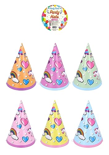 HENBRANDT 6 Stück Kinder Einhorn Kegel Party Hüte DIY Partyzubehör Partyzubehör Dreieck Kegel Hut Party Pack Familie Geburtstag Niedliche Einhorn Party Hüte für Kinder HENBRANDT 6 Stück Kinder Einhorn Kegel Party Hüte DIY Partyzubehör Partyzubehör Dreieck Kegel Hut Party Pack Familie Geburtstag Niedliche Einhorn Party Hüte für Kinder von Henbrandt