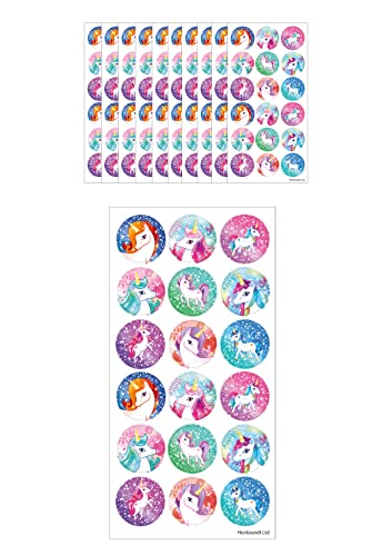 Henbrandt 25mm Einhorn Aufkleber, Groß Einhorn Sticker, 180 Stück, Einhornen Sticker Gastgeschenke für Mädchen und Jungen, Kindergeburtstag, Lehrer, Schule, Belohnung, Sammelalbum Henbrandt 25mm Einhorn Aufkleber, Groß Einhorn Sticker, 180 Stück, Einhornen Sticker Gastgeschenke für Mädchen und Jungen, Kindergeburtstag, Lehrer, Schule, Belohnung, Sammelalbum von Henbrandt