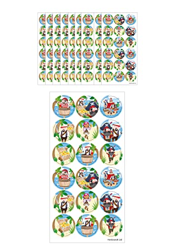 Henbrandt 25mm Pirat Aufkleber, Groß Pirat Sticker, 180 Stück, Piraten Sticker Gastgeschenke für Jungen und Mädchen, Kindergeburtstag, Lehrer, Schule, Belohnung, Sammelalbum Henbrandt 25mm Pirat Aufkleber, Groß Pirat Sticker, 180 Stück, Piraten Sticker Gastgeschenke für Jungen und Mädchen, Kindergeburtstag, Lehrer, Schule, Belohnung, Sammelalbum von Henbrandt