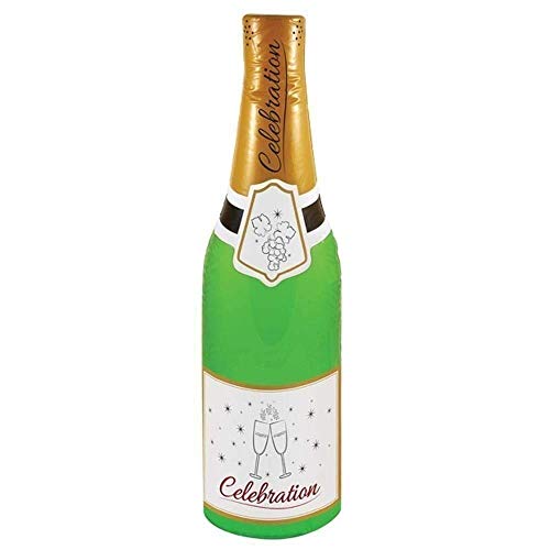 Henbrandt 3x Aufblasbar Champagner Flaschen 73cm Riesig Aufblasen Feier Flaschen Party Dekorationen Hochzeitstag 21st Geburtstag Hirsch Do Junggesellinnenabschied Fotokabine Requisite Kostüm Zubehör von Henbrandt