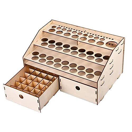 Hengqiyuan DIY Farbständer Aus Holz Werkzeughalter für Werkstatt, Farbhalter DIY Kunst Malerei Werkzeug Lackierständer Farbständer Basteltisch, 37 * 24 * 18.5cm Hengqiyuan DIY Farbständer Aus Holz Werkzeughalter für Werkstatt, Farbhalter DIY Kunst Malerei Werkzeug Lackierständer Farbständer Basteltisch, 37 * 24 * 18.5cm von Hengqiyuan