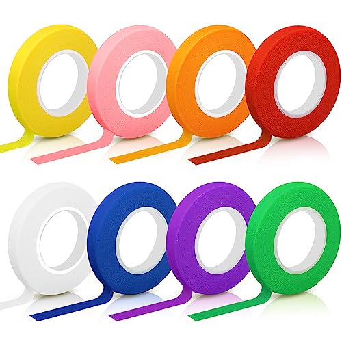 Hengxinc 8 Farbe Kreppband Malerband, 10MM*20M Farbiges Klebeband, Bunt Deko Klebeband, DIY Masking Tape Verarbeitung, Buntes Klebeband Für Handwerk Kunstunterricht Maler Kinder Wandmalereien Hengxinc 8 Farbe Kreppband Malerband, 10MM*20M Farbiges Klebeband, Bunt Deko Klebeband, DIY Masking Tape Verarbeitung, Buntes Klebeband Für Handwerk Kunstunterricht Maler Kinder Wandmalereien von Hengxinc