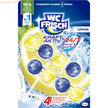 Henkel WC frisch Duftspüler Kraft Aktiv W2C1 Lemon 2 Stück von Henkel