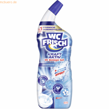 Henkel WC frisch WC Reiniger Kraft Aktiv W7CLO Ozeanfrische 750ml von Henkel